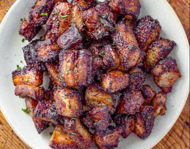 Boneless fried ham